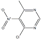 4-chloro-6-methyl-5-nitropyrimidine Struktur