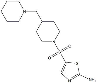 5-(4-(piperidin-1-ylmethyl)piperidin-1-ylsulfonyl)thiazol-2-amine