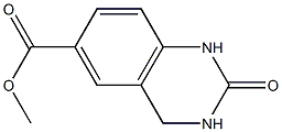 methyl 2-oxo-1,2,3,4-tetrahydroquinazoline-6-carboxylate Struktur