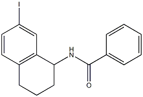 N-(7-iodo-1,2,3,4-tetrahydronaphthalen-1-yl)benzamide Struktur