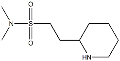 N,N-dimethyl-2-(piperidin-2-yl)ethanesulfonamide Struktur