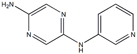 N2-(pyridin-3-yl)pyrazine-2,5-diamine Struktur