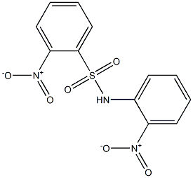 2-Nitro-N-(2-nitrophenyl)benzenesulfonamide Struktur