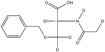 L-S-Benzylmercapturic Acid-D5 Struktur