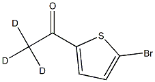 2-Bromo-5-(acetyl-d3)-thiophene Struktur