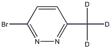 3-Bromo-6-(methyl-d3)-pyridazine Struktur