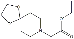 ethyl 2-(1,4-dioxa-8-azaspiro[4.5]decan-8-yl)acetate Struktur