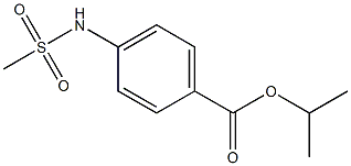 isopropyl 4-(methylsulfonamido)benzoate Struktur