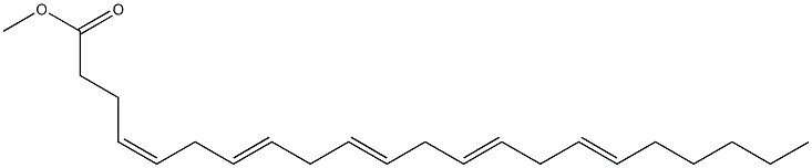 Methyl cis-4,7,10,13,16-docosapentaenoate Struktur