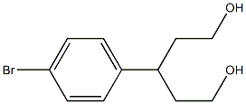 3-(4-bromophenyl)pentane-1,5-diol Struktur