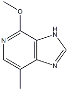 4-Methoxy-7-methyl-3H-imidazo[4,5-c]pyridine Struktur