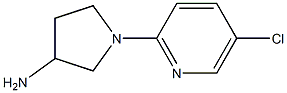 1-(5-chloropyridin-2-yl)pyrrolidin-3-amine Struktur