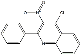 4-chloro-3-nitro-2-phenylquinoline Struktur