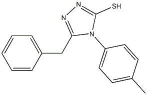 5-benzyl-4-p-tolyl-4H-1,2,4-triazole-3-thiol Structure