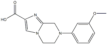 7-(3-methoxyphenyl)-5,6,7,8-tetrahydroimidazo[1,2-a]pyrazine-2-carboxylic acid