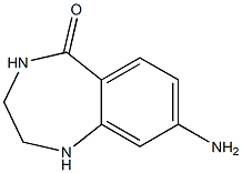 8-amino-3,4-dihydro-1H-benzo[e][1,4]diazepin-5(2H)-one Struktur