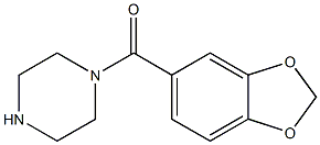 benzo[d][1,3]dioxol-5-yl(piperazin-1-yl)methanone Struktur