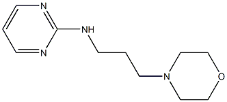 N-(3-morpholinopropyl)pyrimidin-2-amine Struktur