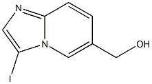 (3-Iodo-imidazo[1,2-a]pyridin-6-yl)-methanol Struktur