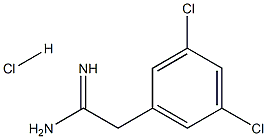 2-(3,5-dichlorophenyl)acetimidamidehydrochloride Struktur