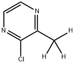 2-Chloro-3-(methyl-d3)-pyrazine Struktur