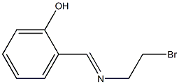 (E)-2-(((2-bromoethyl)imino)methyl)phenol Struktur