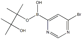 6-bromopyrimidin-4-ylboronic acid pinacol ester Struktur