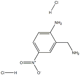 [2-(aminomethyl)-4-nitrophenyl]amine dihydrochloride Struktur