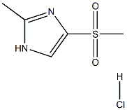 2-methyl-4-(methylsulfonyl)-1H-imidazole hydrochloride Struktur