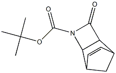 4-oxo-3-aza-tricyclo[4.2.1.0(2,5)]non-7-ene-3-carboxylic acid tert-butyl ester Struktur