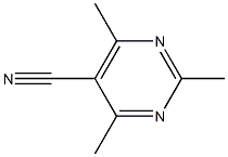 2,4,6-Trimethyl-pyrimidine-5-carbonitrile Struktur