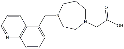 2-(4-(quinolin-5-ylmethyl)-1,4-diazepan-1-yl)acetic acid