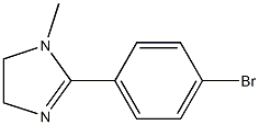 2-(4-bromophenyl)-1-methyl-4,5-dihydro-1H-imidazole Struktur