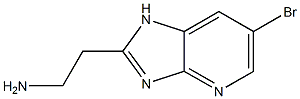 2-(6-bromo-1H-imidazo[4,5-b]pyridin-2-yl)ethanamine Struktur