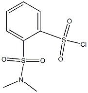 2-(N,N-dimethylsulfamoyl)benzene-1-sulfonyl chloride Struktur