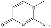 2-amino-1-methylpyrimidin-4(1H)-one Struktur