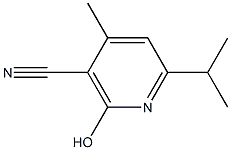 2-hydroxy-6-isopropyl-4-methylnicotinonitrile Struktur