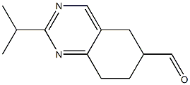 2-isopropyl-5,6,7,8-tetrahydroquinazoline-6-carbaldehyde Struktur