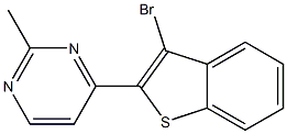 4-(3-bromobenzo[b]thiophen-2-yl)-2-methylpyrimidine Struktur