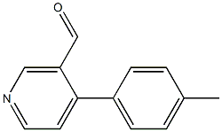 4-p-tolylnicotinaldehyde Struktur