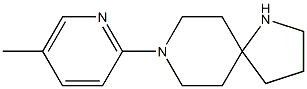 8-(5-methylpyridin-2-yl)-1,8-diazaspiro[4.5]decane Struktur