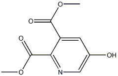 dimethyl 5-hydroxypyridine-2,3-dicarboxylate Struktur