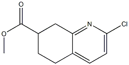 methyl 2-chloro-5,6,7,8-tetrahydroquinoline-7-carboxylate Struktur