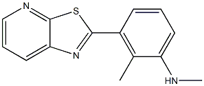 N,2-dimethyl-3-(thiazolo[5,4-b]pyridin-2-yl)aniline Struktur