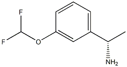 (S)-1-(3-(difluoromethoxy)phenyl)ethanamine Struktur