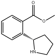 METHYL2-((2S)PYRROLIDIN-2-YL)BENZOATE Struktur