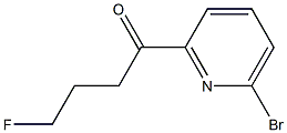 1-(6-bromopyridin-2-yl)-4-fluorobutan-1-one Struktur