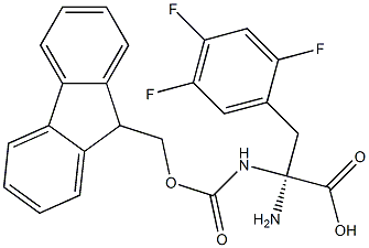 Fmoc-L-2-Amino-3-(2,4,5-trifluoro-phenyl)alanine Struktur