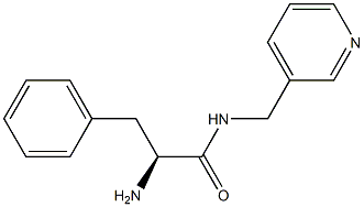 (S)-2-amino-3-phenyl-N-(pyridin-3-ylmethyl)propanamide Struktur