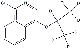 1-Chloro-4-(iso-propoxy-d7)-phthalazine Struktur